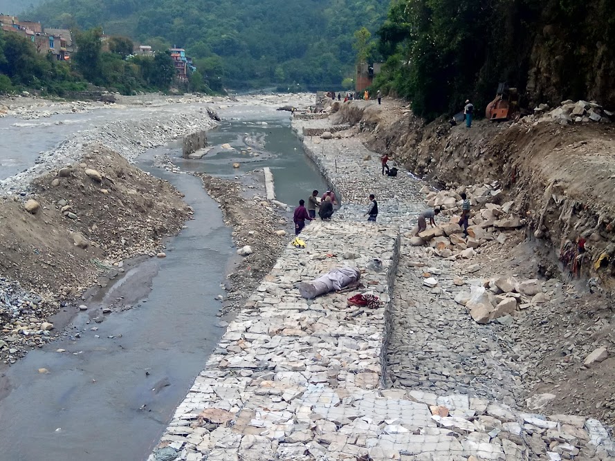 बेनी जोगाउने तटवन्ध निर्माण सुस्त