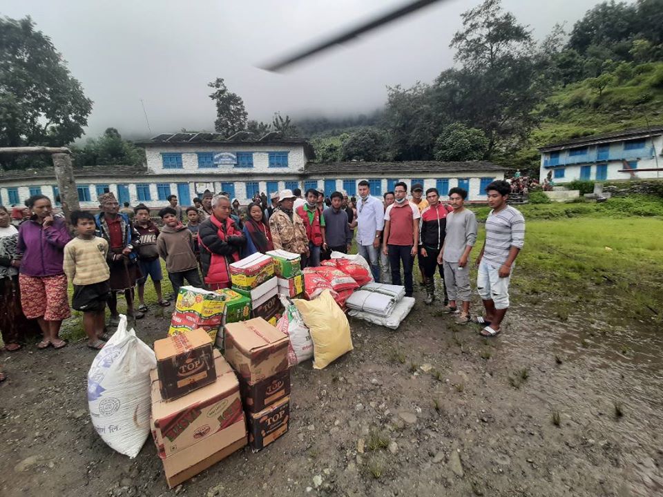 पहिरोग्रस्त विम, मराङ र ताकममा सञ्चार पनि विच्छेद, प्रभावित क्षेत्रमा वैकल्पिक मार्गबाट राहत पठाईदै