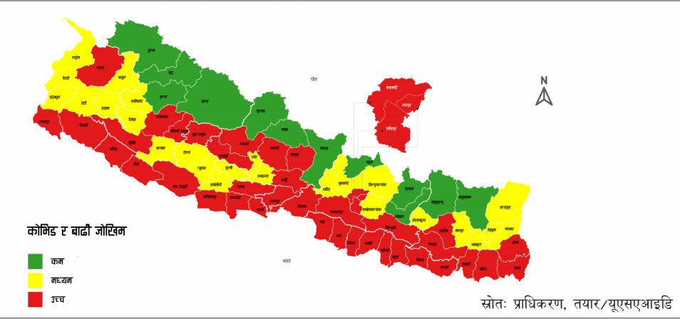 सरकारको अनुमान : साउनमा बाढी, पहिरो र कोरोना उत्कर्षमा पुग्‍छ