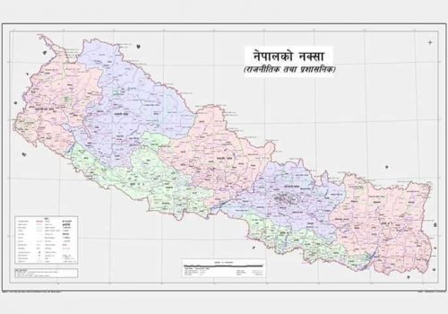 कालापानीसहितको नक्सा पाठ्यक्रममा आयो