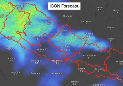 आइतवार पहिलो हिउँदे बर्षाको संभावना