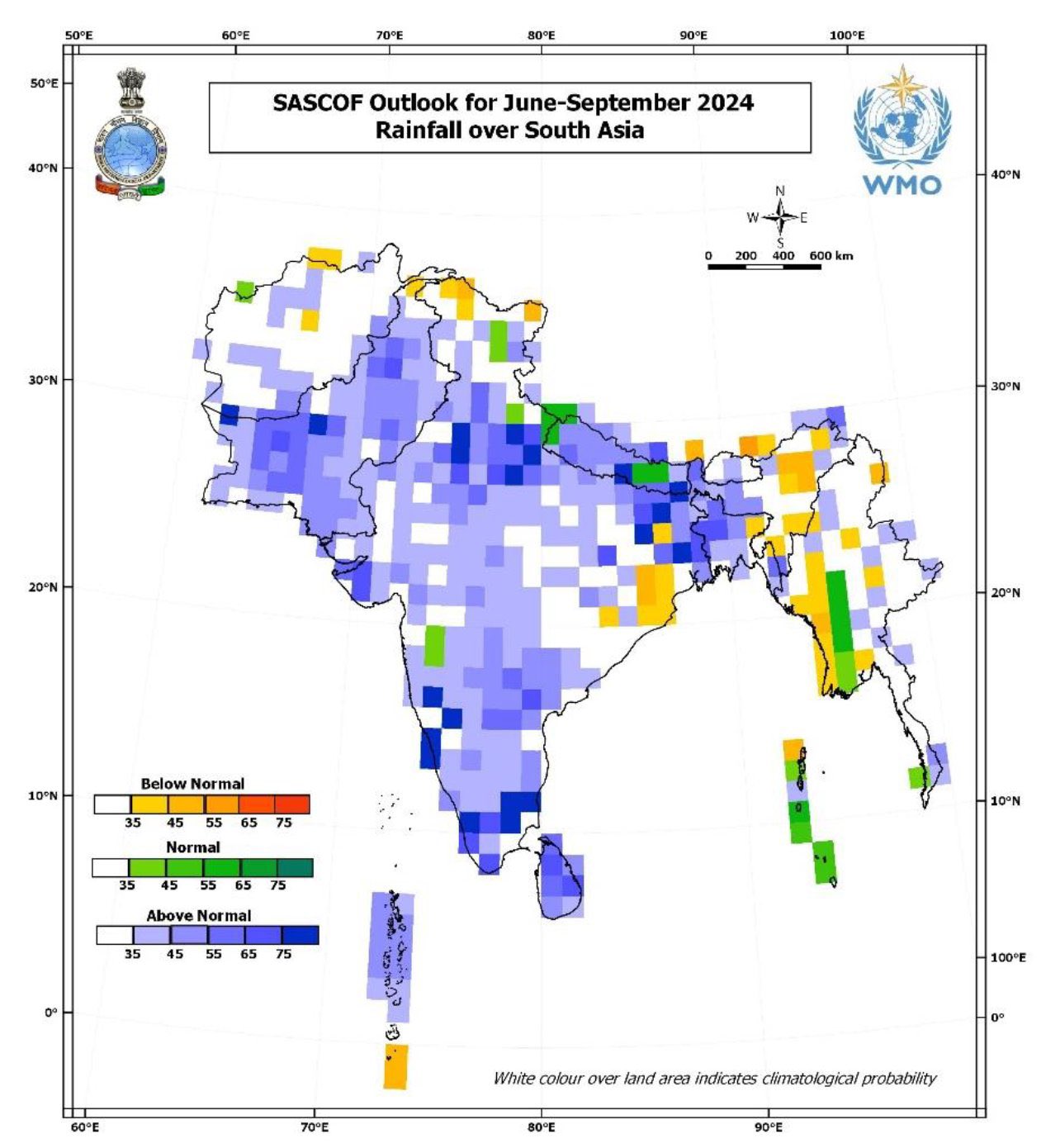 यस वर्षको मनसुन (बर्खायाम)मा औषतभन्दाबढी वर्षा हुने